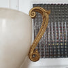 Lampe en forme de coupe en albâtre et anses en bronze doré - Hello Broc