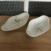 Lot de 2 raviers en porcelaine de Limoges Guérin & Co décor fleurs - Hello Broc