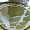 Lot de 3 assiettes à fondue Niderviller émaillé vert kaki bordure noire - Hello Broc