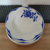 Lot de 4 assiettes creuses Digoin Sarreguemines décor Corsica - Hello Broc