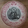 Lot de 5 assiettes parlantes en faïence de Digoin Sarreguemines Jeanne d'Arc - Hello Broc