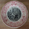 Lot de 5 assiettes parlantes en faïence de Digoin Sarreguemines Jeanne d'Arc - Hello Broc
