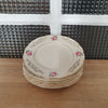 Lot de 6 assiettes à dessert en faïence de Gien décor Marie-Laure milieu XXème siècle - Hello Broc