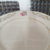 Lot de 6 assiettes à dessert en faïence de Gien décor Marie-Laure milieu XXème siècle - Hello Broc
