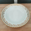 Lot de 6 assiettes creuses en porcelaine blanche décor doré ADP France - 2 lots en stock - Hello Broc