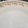 Lot de 6 assiettes creuses en porcelaine blanche décor doré ADP France - 2 lots en stock - Hello Broc