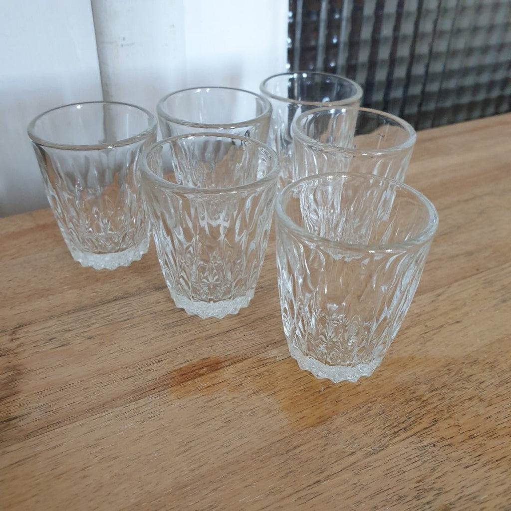Lot de 6 mini verres à liqueur ou à digestif Chambord de Duralex France - Hello Broc