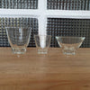 Lot de 6 verres à digestif de forme évasée base carrée - Hello Broc