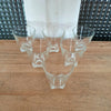 Lot de 6 verres à digestif de forme évasée base carrée - Hello Broc