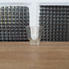Lot de 6 verres à digestif de forme évasée base carrée - Hello Broc