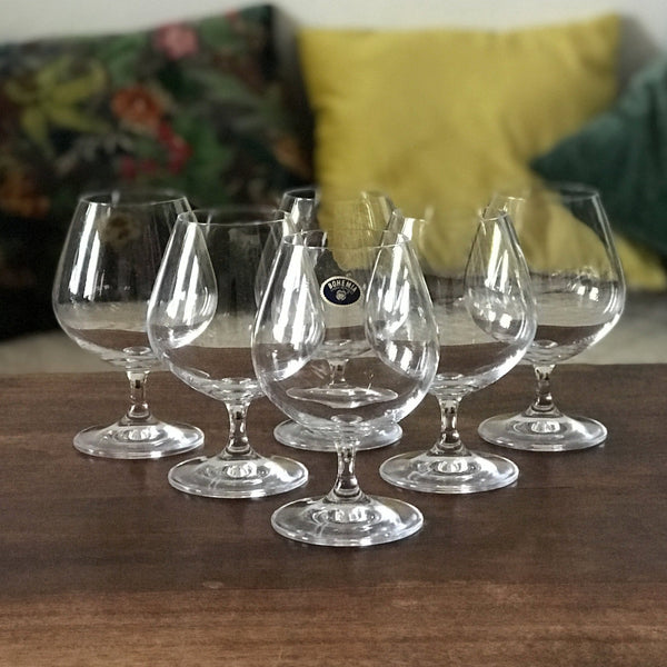 Lot de 10 verres anciens à digestif - Ma valise en carton