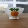 Mini bol en faïence blanche décor pomme - Hello Broc