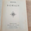 Missel Romain Zech & Fils nᵒ 1010 daté de 1901 par Hello Broc brocante en ligne