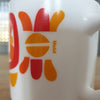 Mug / tasse vintage Arcopal Mobil années 70 - motifs oranges - Hello Broc