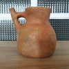 Petite poterie kabyle en terre cuite décor uni hauteur 14 cm - Hello Broc