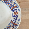 Plat ovale en faïence de Lunéville décor Rouennais - Hello Broc