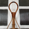 Porte-bouteille vintage en osier et rotin - Hello Broc brocante en ligne