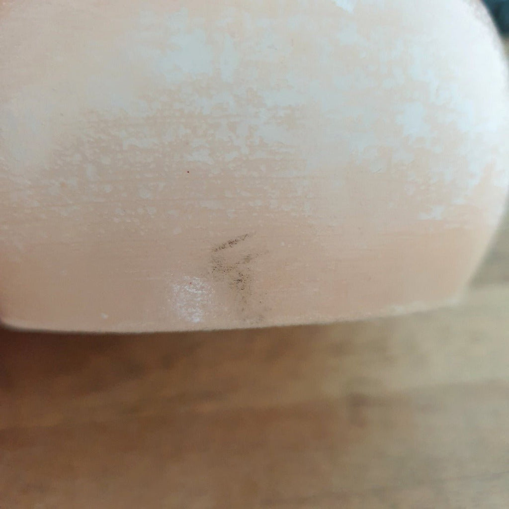 Poudrier en albâtre vernissé rose - Hello Broc