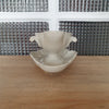 Saucière blanche en faïence fine China de Sarreguemines - Hello Broc