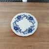 Sous-tasse en faïence de Sarreguemines décor Derby fleurs bleues - Hello Broc