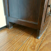 Table de chevet bicolore Art Déco en bois et plateau de marbre - Hello Broc