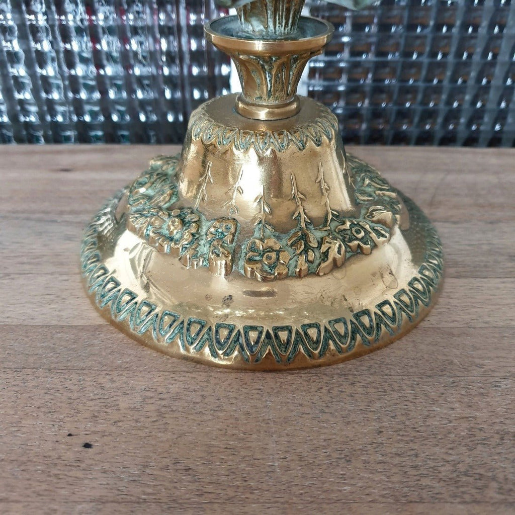 Très grand cendrier sur pied en bronze et cristal Napoléon III - Hello Broc