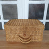 Valisette en jonc de mer tressé 41 x 26 x 17 cm - Hello Broc